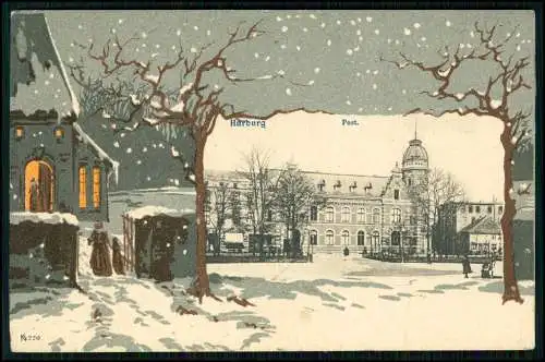 AK - Hamburg Harburg - Post seltene Ansicht - 1911 gelaufen