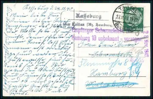 AK - Klotten an der Mosel - Landpost-Stempel Kasseburg über Trittau - 1940 gel.