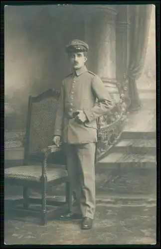 Foto AK - Soldat - Atelier Butteweg C. Friedenberg Hauptstr. 42 Heidelberg