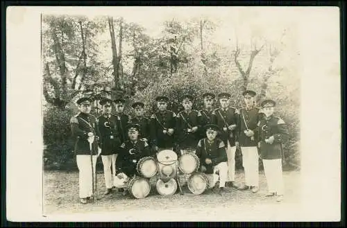 Foto AK - Spielmannszug Tambourkorps Marschtrommeln Marschmusik - 1915-25
