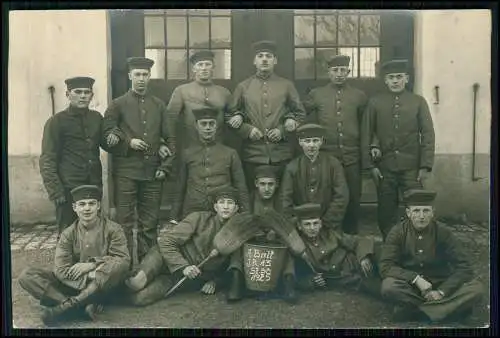Foto AK - A. Bataillon Infanterie Regiment 13 St. 30 - Gruppenbild 1925