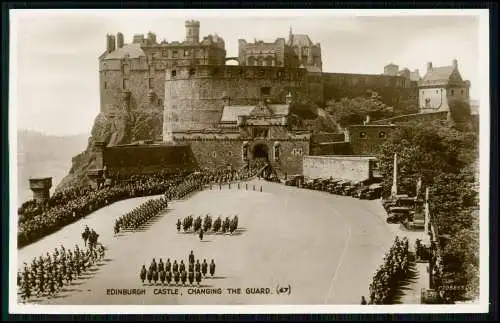 6x Foto AK - Edinburgh Schottland - Castle, Changing the Guard und andere