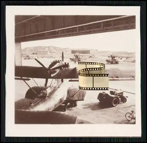 2x Foto 7x6cm nach 1945 - Flugzeug Aircraft - Do 18 Küstenflieger Wasserflugzeug