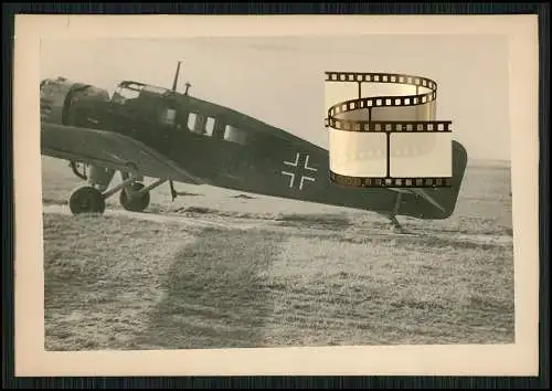 Foto 9x6 cm nach 1945 - Flugzeug Aircraft - Junkers W 34