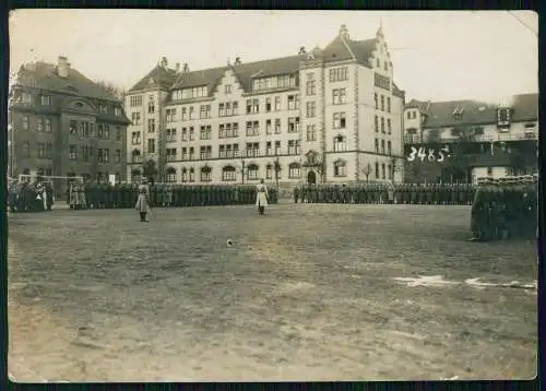 Foto 17x12cm Wehrmacht Jägerkaserne Kassel Fotografie Präge Stempel Carl Eberth