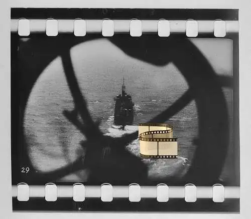 Original Dia 4 x 3,5 cm vor 1945 - Flugzeug Aircraft - Blick durch Fliegerkanzel