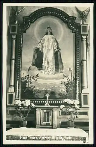 7x Foto AK - Kirchliche Motive Prinzipalien wie Altar, Kanzel, Taufbecken Kreuze