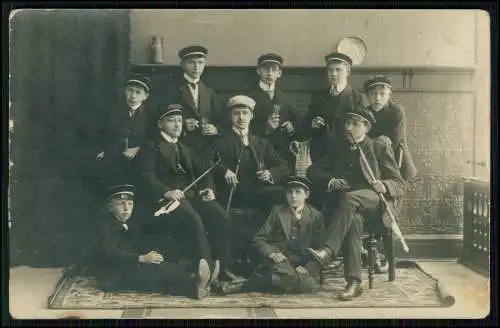 Foto AK  - Rheydt Mönchengladbach - Studenten Studentika Gruppenbild um 1910