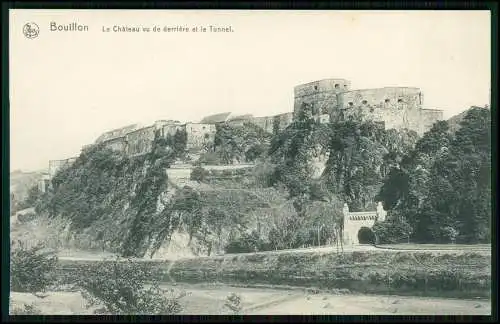 AK 1. WK - Bouillon Wallonien Luxemburg - Le Chateau vu de derriere et le Tunnel