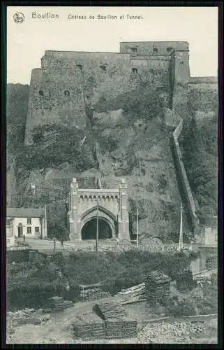 AK 1. WK - Bouillon Wallonien Luxemburg - Chateau de Bouillon et Tunnel
