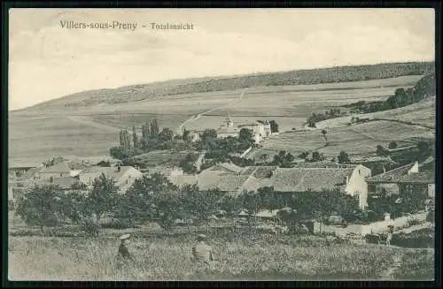 AK 1. WK - Villers sous Preny Meurthe et Moselle - Panorama - 1915 Feldpost gel.