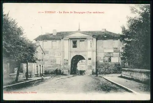 AK 1. WK - Stenay Meuse - La Porte de Bourgogne Vue extérieure - 1915 Feldpost