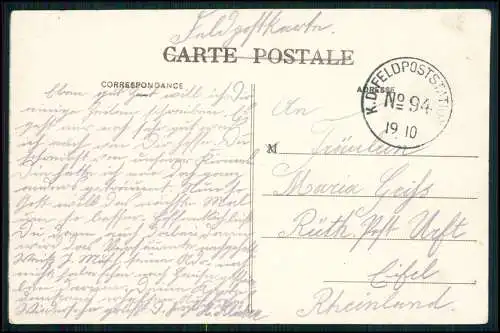 AK 1. WK - Stenay Meuse - La Porte de Bourgogne Vue extérieure - 1915 Feldpost