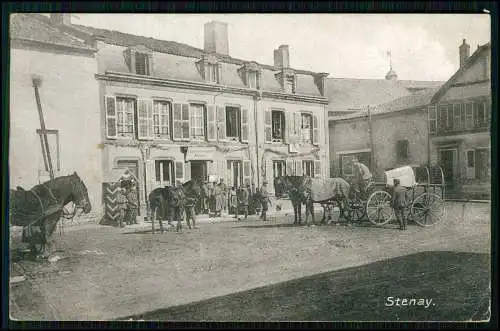 AK 1. WK - Stenay Meuse - Kommandantur militärische Dienststelle - 1915 Feldpost