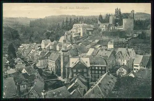 AK 1. WK - Monschau Montjoie in der Eifel - Panorama - 1915 Feldpost gelaufen