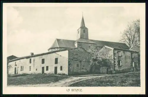 AK 1. WK - La Besace Ardennes Grand Est - Partie an der Kirche - Feldpostkarte