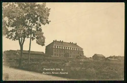 AK Vouziers Ardennes - Kürassier-Regiment Kaserne in Frankreich - 1916 Feldpost