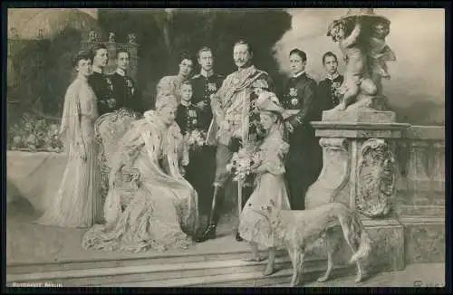 AK - Kaiser Wilhelm II. und Auguste Victoria von Preussen - 1906 gelaufen
