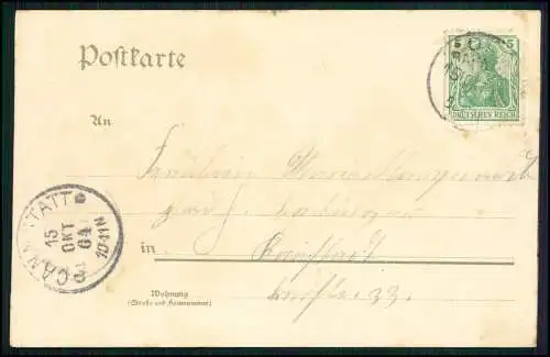 AK Litho - Kniee beu...eugt! - Soldaten beim Exerzieren Kaserne - 1904 gelaufen