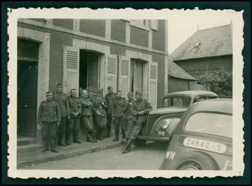 4x Foto Soldaten Wehrmacht in Bray Dunes Frankreich Belgien 1941