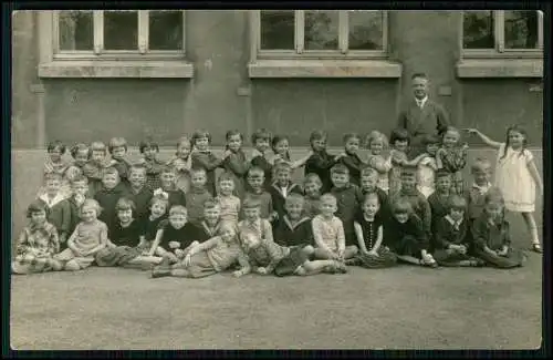 2x Foto AK - Bielefeld - Schulklasse Mädchen Jungs - 1930er Jahre