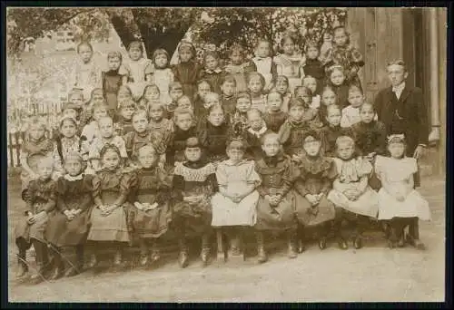 4x Foto - Schulklasse Mädchen Jungs ab ca. 1910 - diverse Ansichten