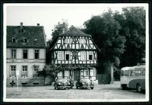 Foto 12x8 cm - Auto PKW Oldtimer Mercedes Benz - Kennzeichen Besatzungszone Wo ?