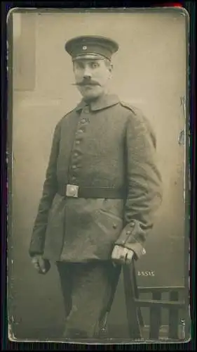 CDV Foto - Soldat - Fotografie Atelier Samson & Co. Coblenz Koblenz Firmungstr.