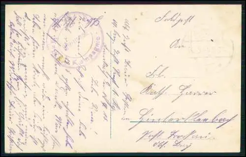 5x AK Serie - Liebchen Ade Scheiden tut - Soldat tröstet  Mädchen -1918 Feldpost