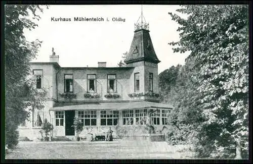 2x alte AK - Varel in Oldenburg Jadebusen - Kurhaus am Mühlenteich