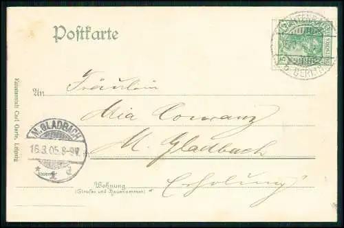 7x AK - Berlin 1906-15 gelaufen - diverse Ansichten