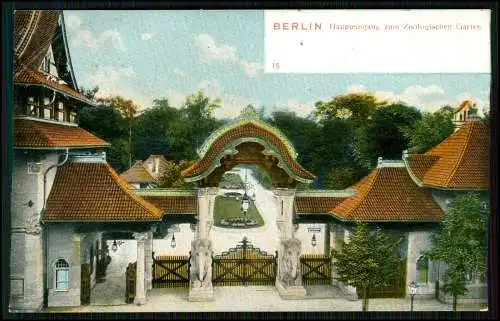 7x AK - Berlin 1906-15 gelaufen - diverse Ansichten