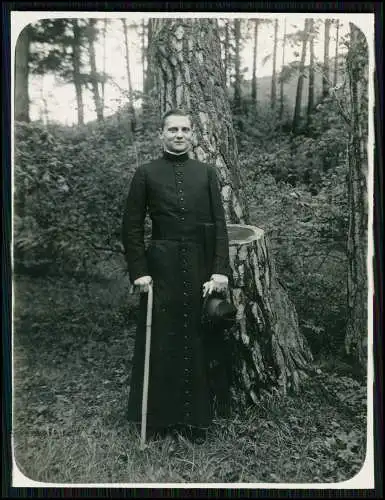 8x alte Foto - Priester Pfarrer Geistlicher - in Bad Kreuznach oder Eberbach