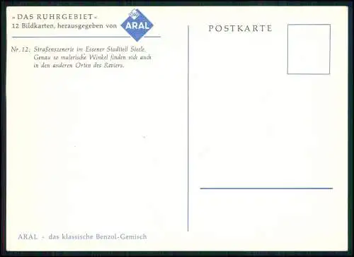 10x Postkarte Bildkarten - Das Ruhrgebiet -  herausgegeben von ARAL - Zeche u.a.