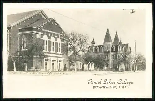 3x Foto AK - Daniel Baker College was founded 1889 Brownwood Texas United States