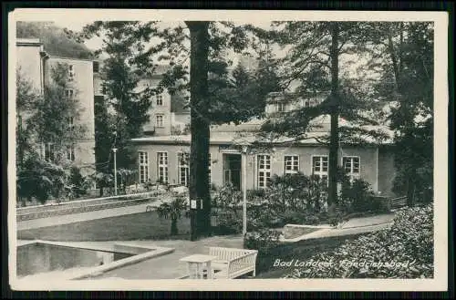 6x alte AK - Bad Landeck in Schlesien - Blick nach der Zeppelinhöhe - und andere