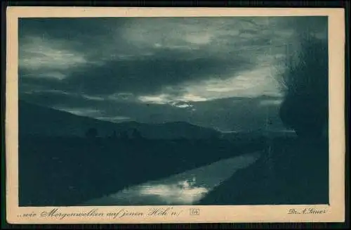 4x AK - Dr. A. Sauer Stimmungsbilder - Zwingenberg Verlag H. Lüdorff - 1919 gel.