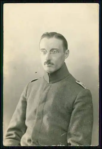 4x Foto AK 1. WK - Soldaten an der Front im Einsatz - Portrait u. andere 1914-18