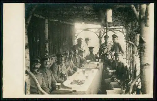 5x Foto AK 1. WK - Soldaten an der Front im Einsatz - Gruppen u. andere 1914-18