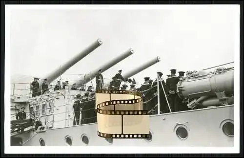 Foto AK - Panzerschiff Deutschland Indienststellung 1933 - Kriegsmarine