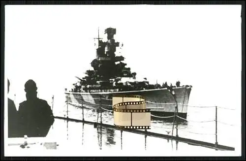 Foto AK - Panzerschiff Admiral Scheer - Schwerer Kreuzer deutsche Kriegsmarine