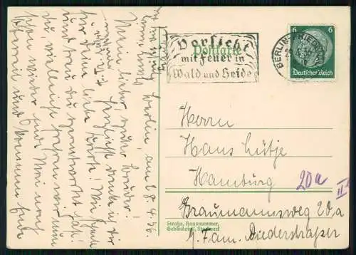 3xPostkarte Ganzsache 1937 Landpoststempel Winnert über Husum Schleswig-Holstein