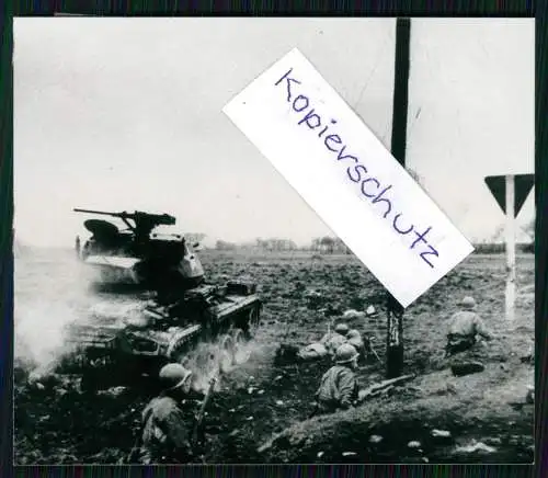 Pressefoto USA Archiv - alliierte Ardennen und Normandie 1944-45 - Panzer Tank