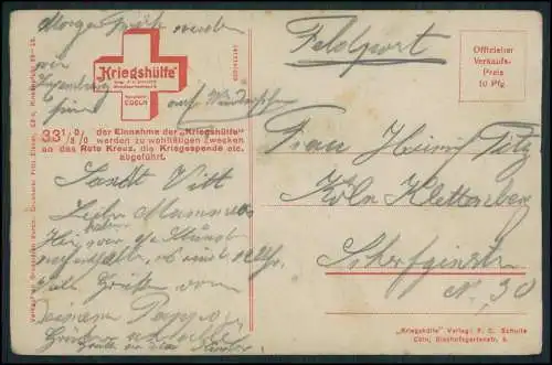 AK - Generalfeldmarschall Graf von Haeseler - sign. G. Brüncker - Feldpost Karte