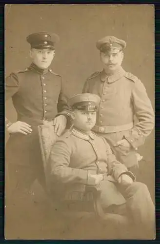 Foto AK Soldaten in Uniform - Atelier H. Noack Hofphotograph Berlin Rgt. 204