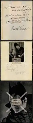 Orig. Foto Doppelautogramm Autogramme Autographen 1938/39 Schauspielhaus Hamburg