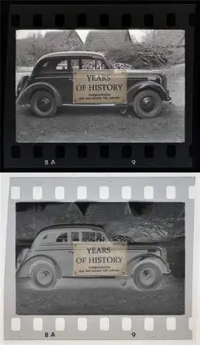 Original Negativ - PKW Fahrzeug Oldtimer Soest 30/40er Jahre