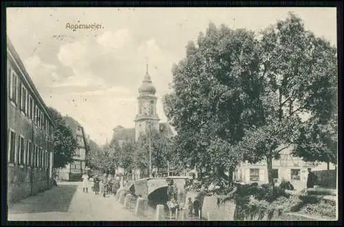 AK - Appenweier Schwarzwald - Kirche Kinder spielen Dorfstraße - 1915 Feldpost