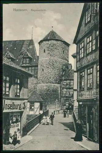 AK - Hannover in Niedersachsen - Leine am Beginenturm - 1915 Feldpost gelaufen