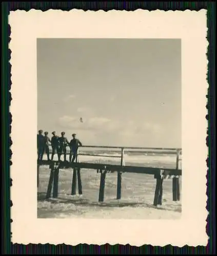 Foto 11x Soldaten Luftwaffe Küste Normandie Frankreich 1940-43